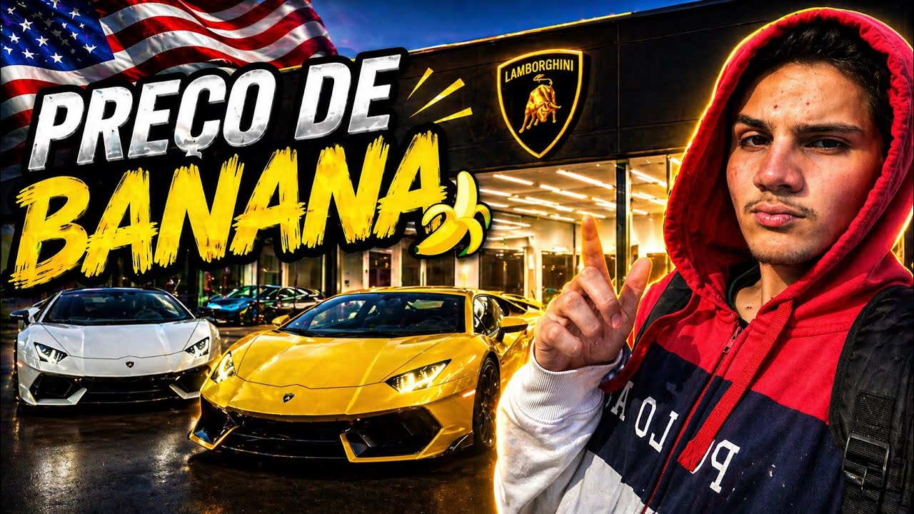 FUI NA LOJA DA LAMBORGHINI NOS EUA - VLOG NOS EUA #1