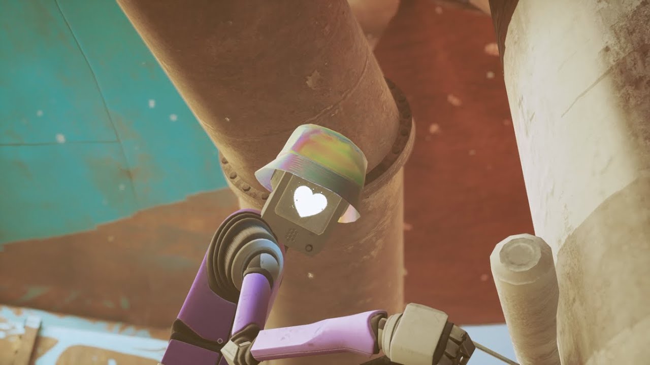 Stray - How some of the robots react to our 