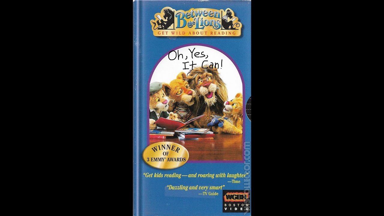 Between The Lions-Oh, Yes, It Can! (2001 VHS) (Version 1)