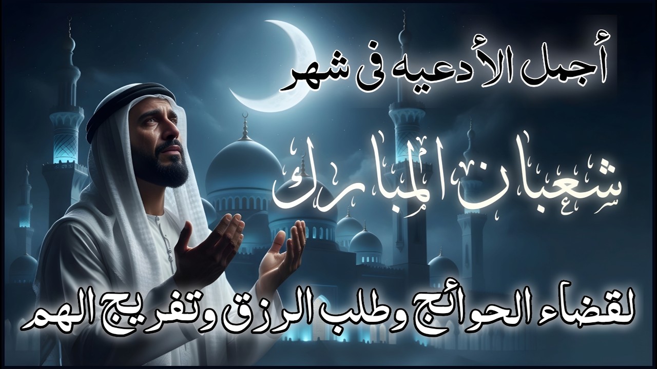 دعاء في ليالى شهر شعبان للرزق والشفاء العاجل وقضاء الحوائج 🤲(4k) -alserag