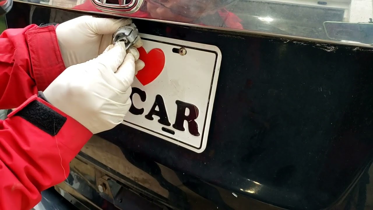 Honda CRV License Plate Light Bulb Change Replacement  2011 and Others Similar