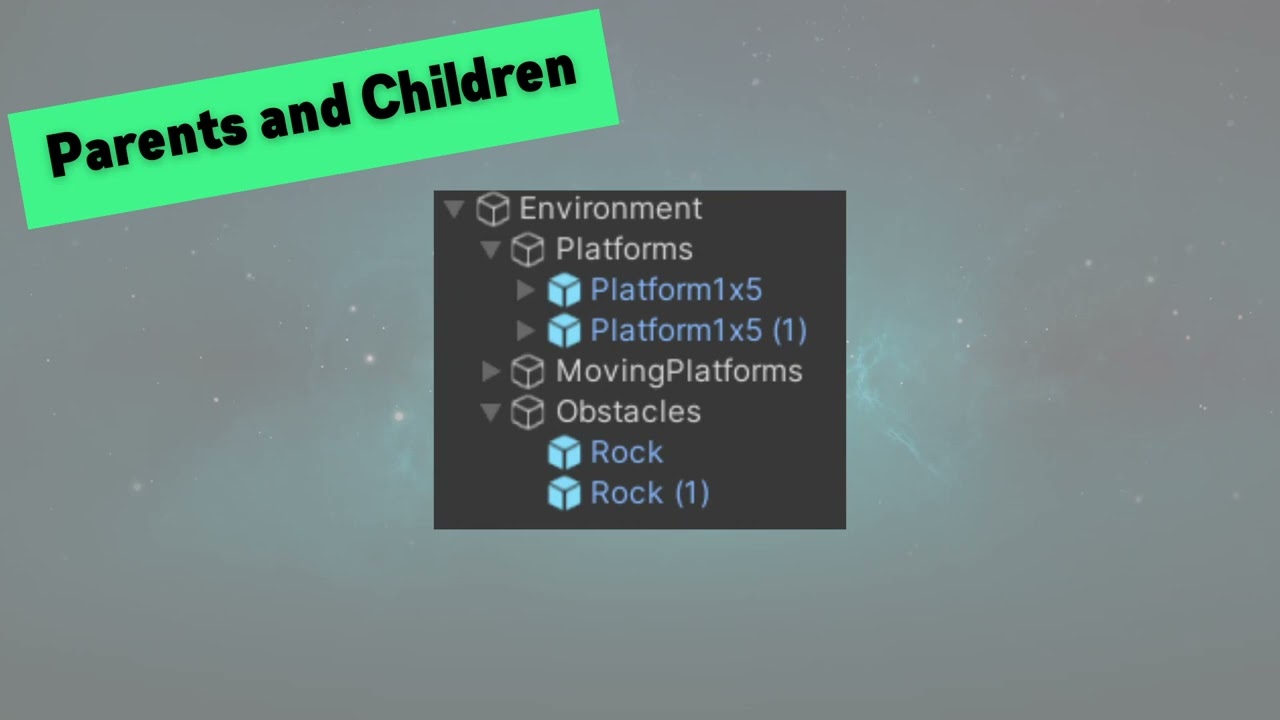 Unity for Beginners - 040 - Camera Follow and Parenting Objects