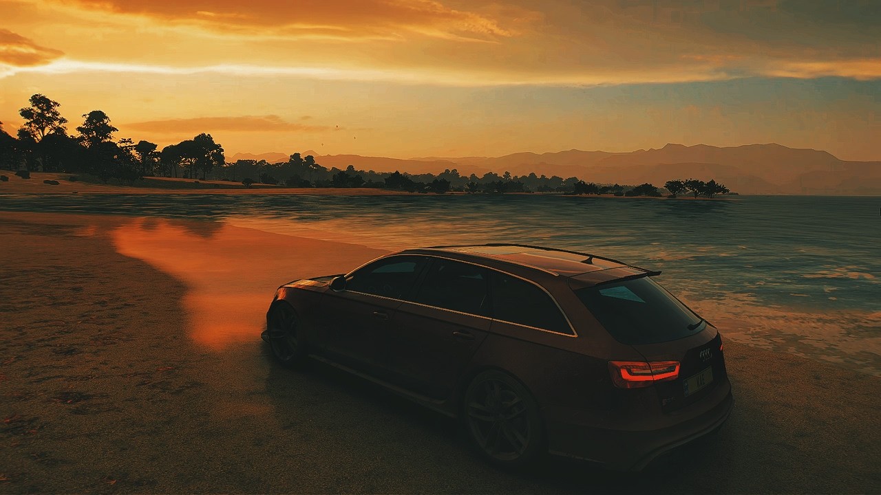 Relaxing RS6 Drive | Engine Only