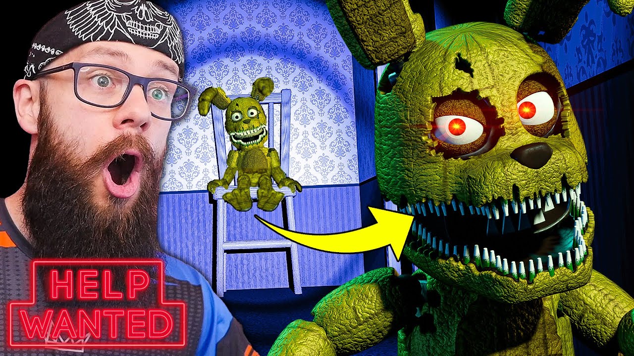🔥🔦 Odwiedziłem *MROCZNE POKOJE* We FNAF: HELP WANTED ( Przerażające! )