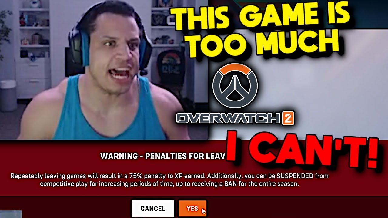 Tyler1 Overwatch 2 RAGEQUIT