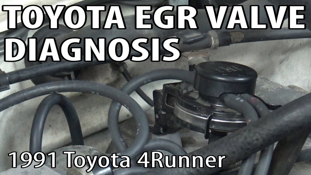 DIY Toyota EGR Valve Diagnostics - Back Pressure Modulated