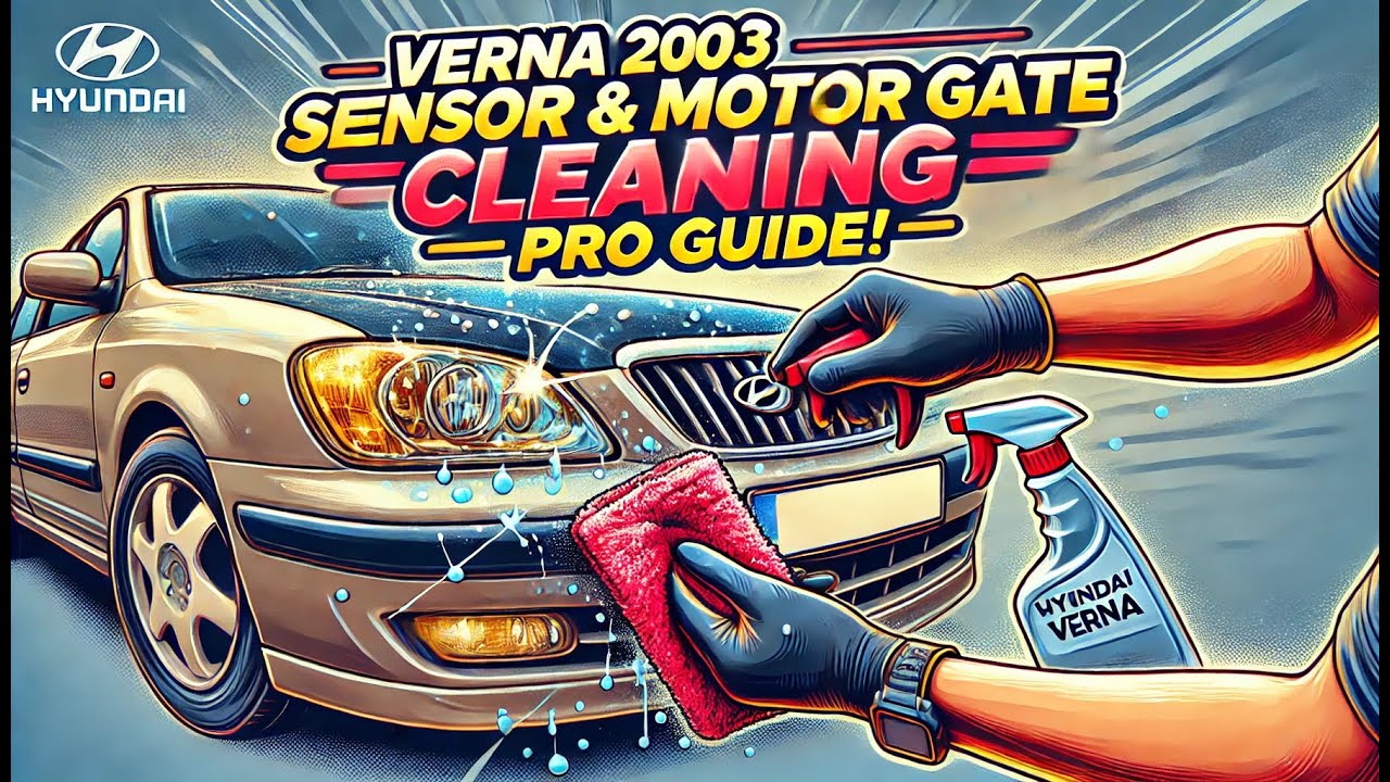 تنظيف الحساسات والبوابه للفيرنا Cleaning sensors and gate of Verna