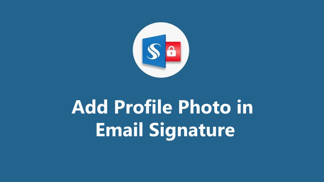 Add profile photo in Email Signature Template