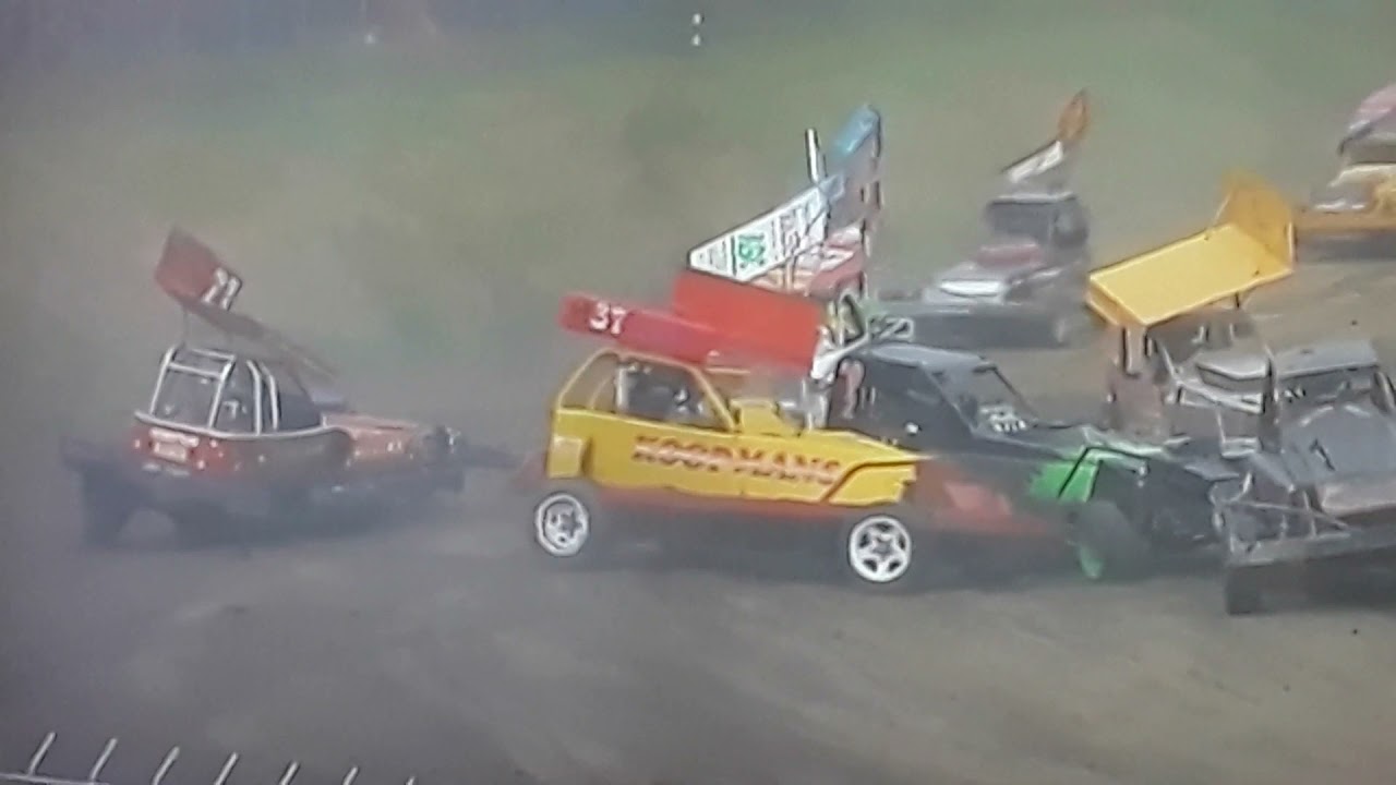 Autocross Crashes Sint Maarten ACON 2007 Deel 1 Jeroen Wekema Stockcar F1