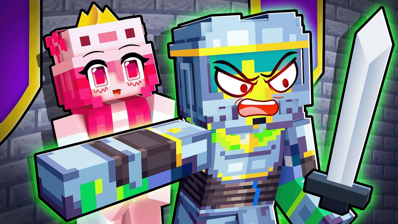 Die K&Ouml;NIGIN wird GERETTET vom DUNKLEN RITTER.. in Minecraft!