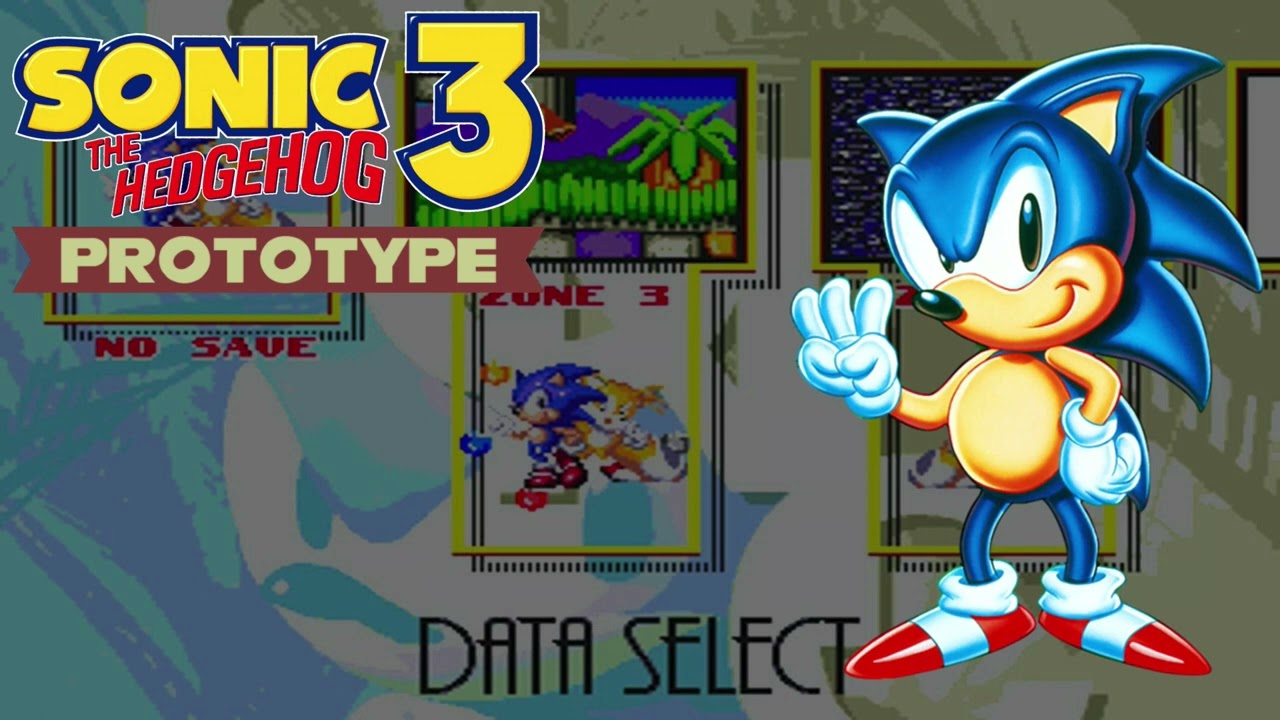 File Select - Sonic the Hedgehog 3 {Prototype} (Slowed Down)