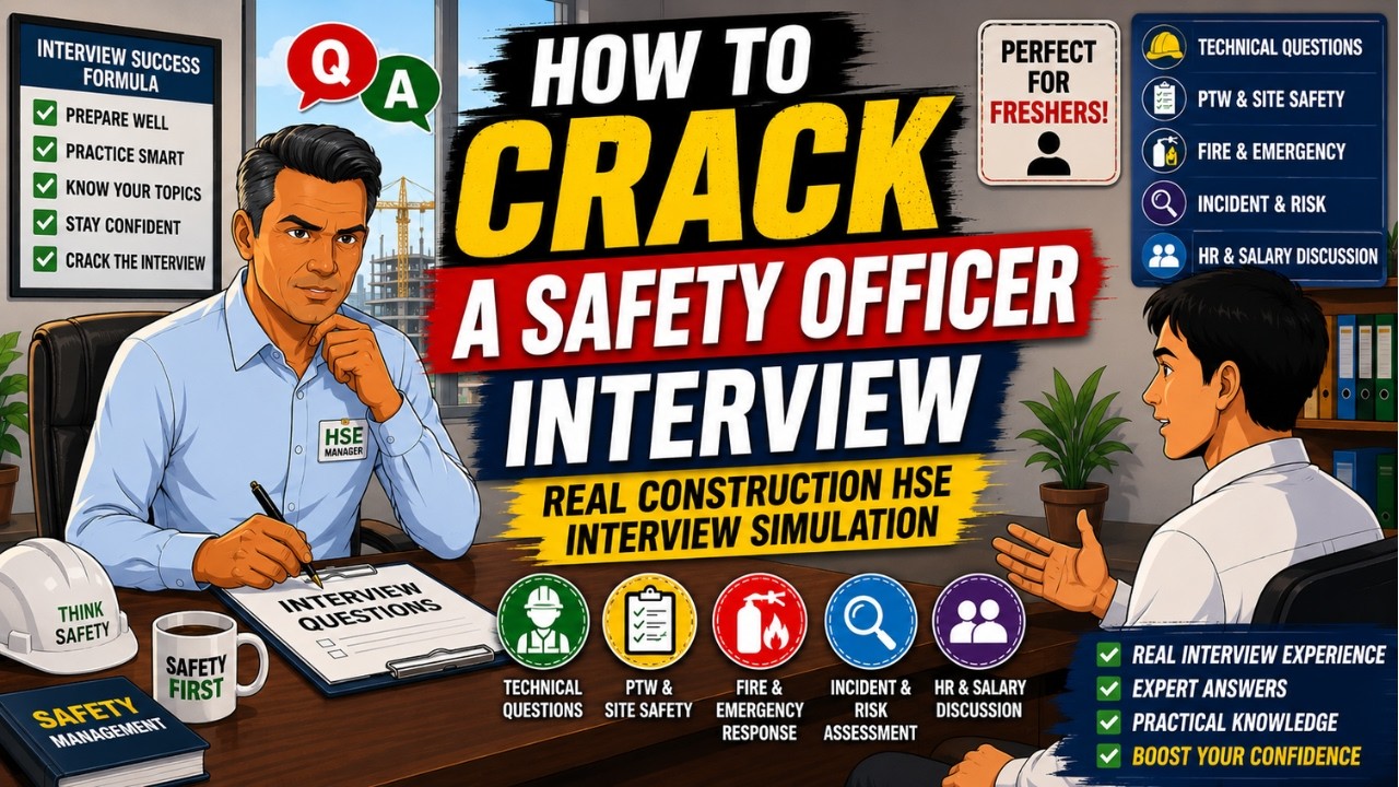 How to Crack a Safety Officer Interview | Real Construction HSE Interview Simulation
