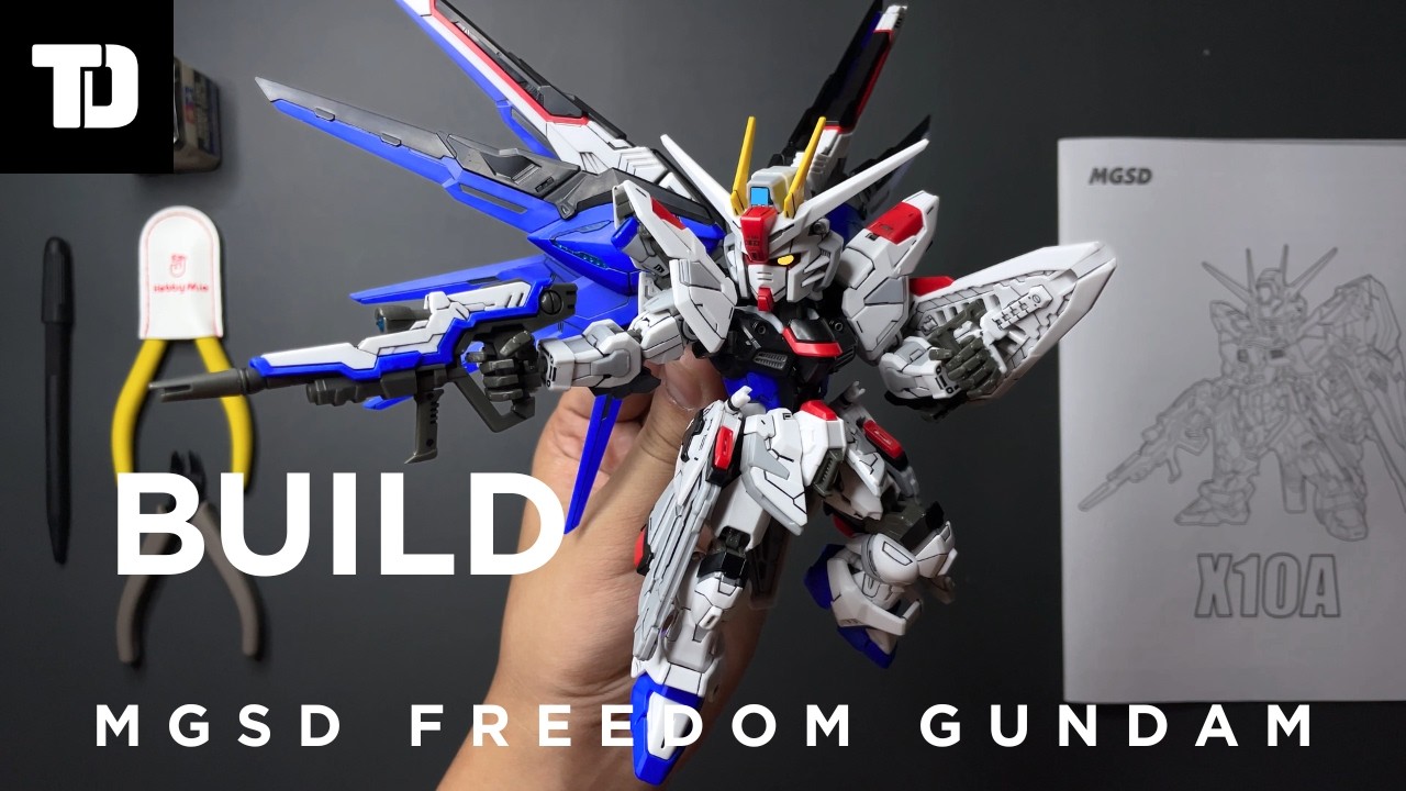 MGSD Freedom Gundam | SPEED BUILD| ASMR BUILD | Model kit by GaoGao