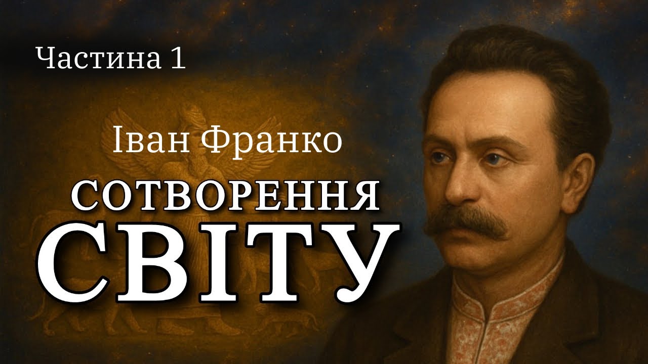 Іван Франко про творення Всесвіту,людину і Бога | Аудіокнига « Сотворення світу» | Частина 1 #франко