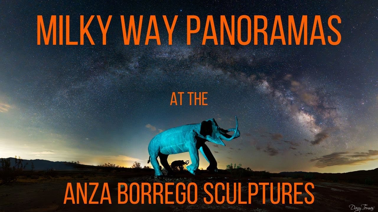 MIlky Way Panoramas at the Anza Borrego Sculptures tutorial.