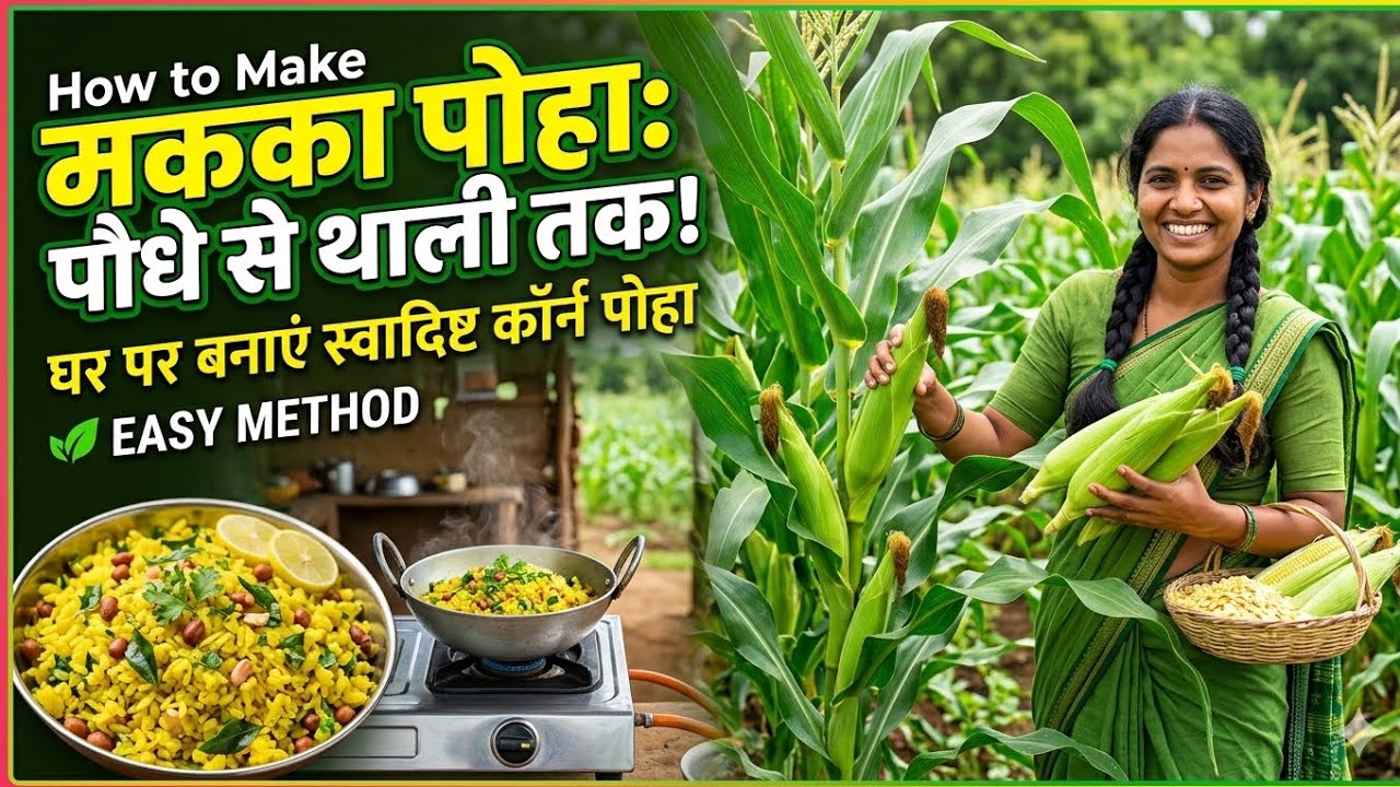 मक्का पोहा फैक्ट्री में कैसे बनती है पूरी वीडियो #howtomake #cornflakes #machine 