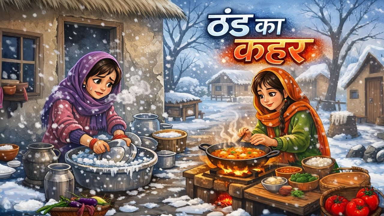 ठंड का असर  |हिन्दी कहानी||  moral story | Moral stories for kids• moral story in hindi | hindi kaha