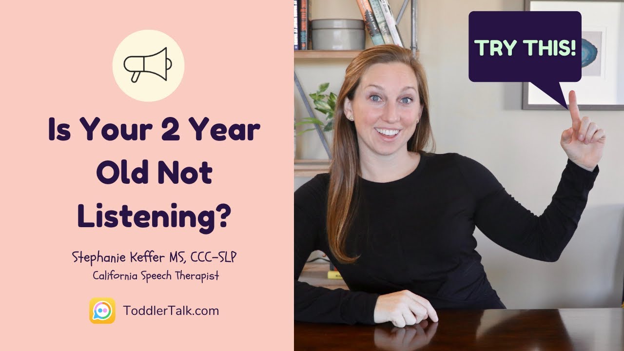 Is Your 2 Year Old Not Listening? [3 Speech Therapy Tips To Help With Following Directions]