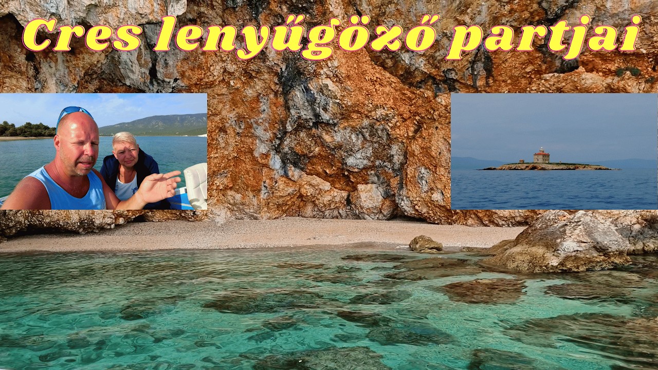 Horvátország, hajótúra a Kvarner öbölben. 7.rész -Leszakadások, világítótorony, Osor, kastély-