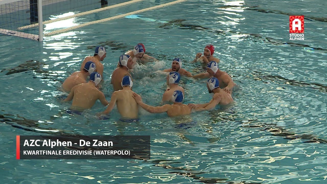 Samenvatting AZC Alphen - De Zaan (kwartfinale play-offs waterpolo)
