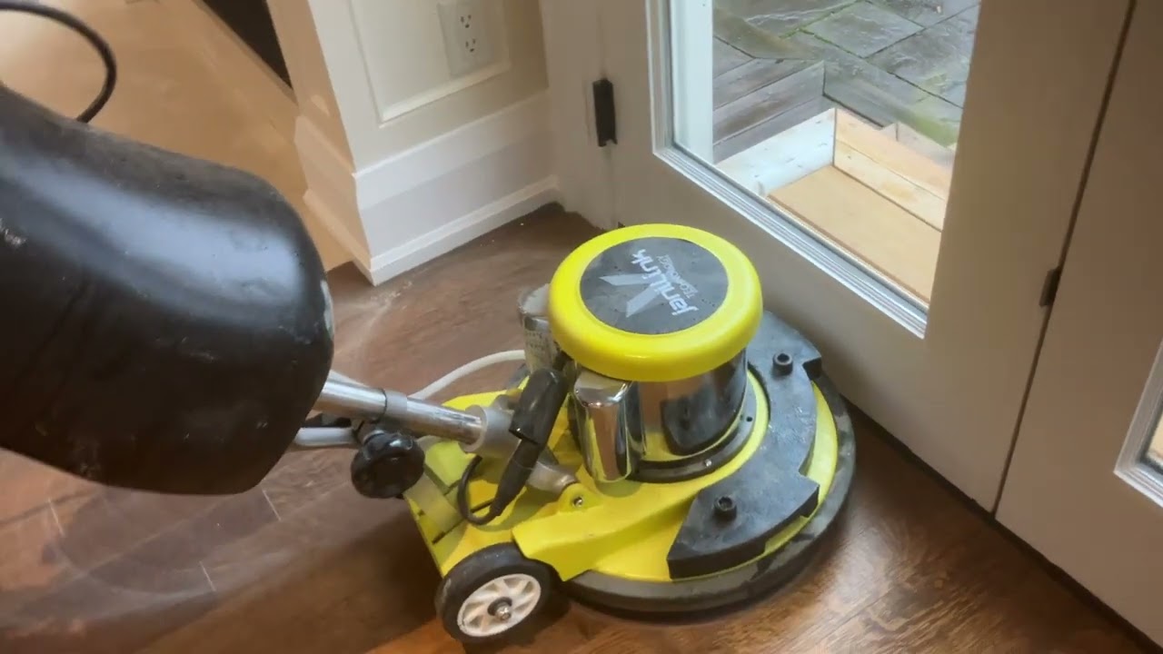 Enjoy Our Satisfying Hardwood light Sanding Process.