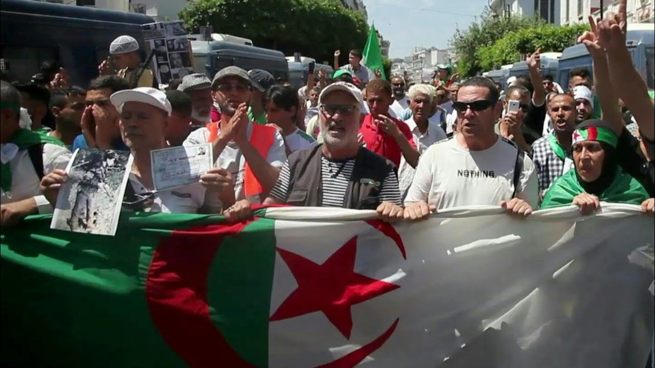 Algerians demonstrate in the capital calling for civilian rule | AFP