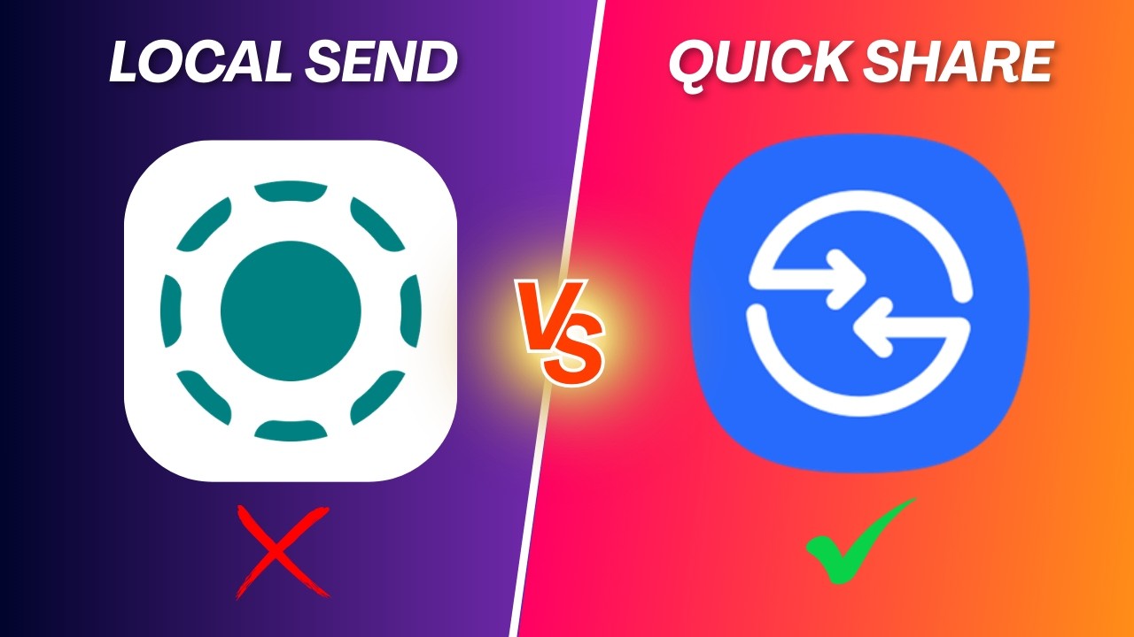 Quick Share vs LocalSend 😱 | कौन है Faster File Transfer King?