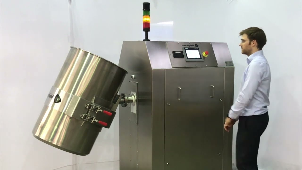 Hanningfield: Drum Tumbler for Tumbling Pharmaceutical Powders