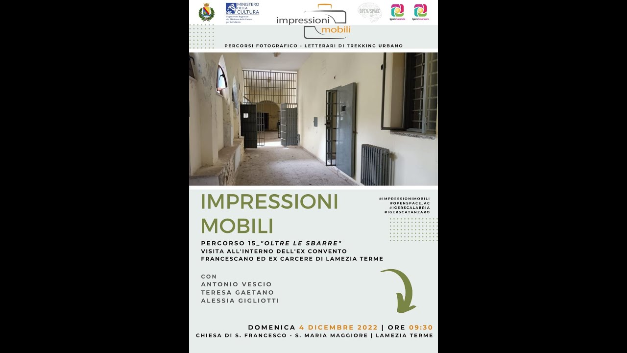 Oltre Le Sbarre - Liberi.tv documenta la visita guidata promossa da Open Space APS