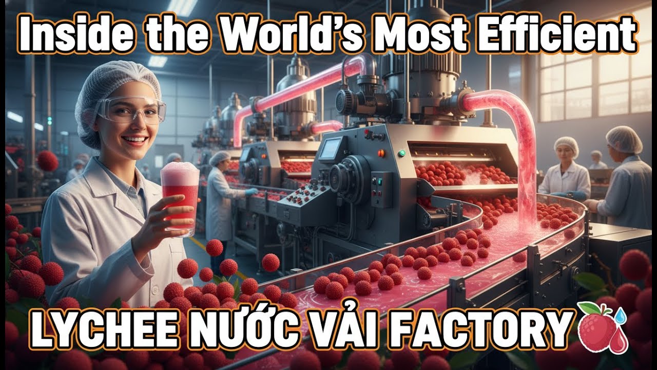 Inside the World's Most Efficient Lychee Juice Factory