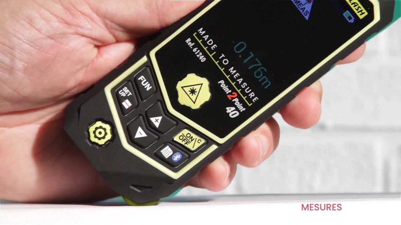 Mesure-Laser.com : Télémètre P2P Flash 40 METRICA - 61240