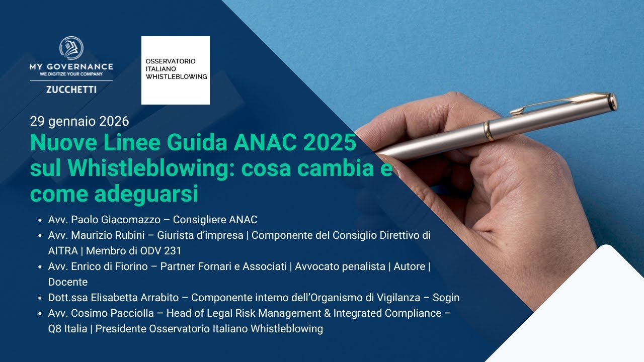 Nuove Linee Guida ANAC 2025 sul Whistleblowing: cosa cambia e come adeguarsi