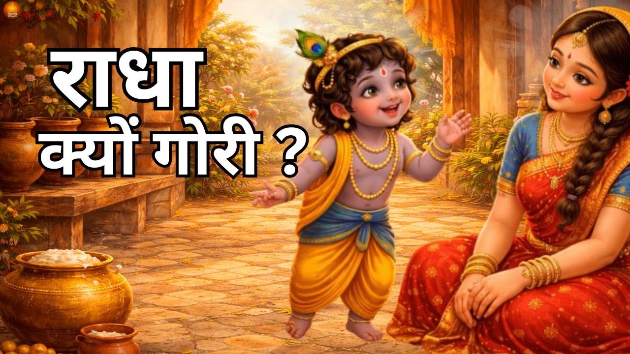 राधा क्यों गोरी ? | कान्हा की मासूम शिकायत | Cinematic Radha-Krishna Bhajan l Bhajan 2026