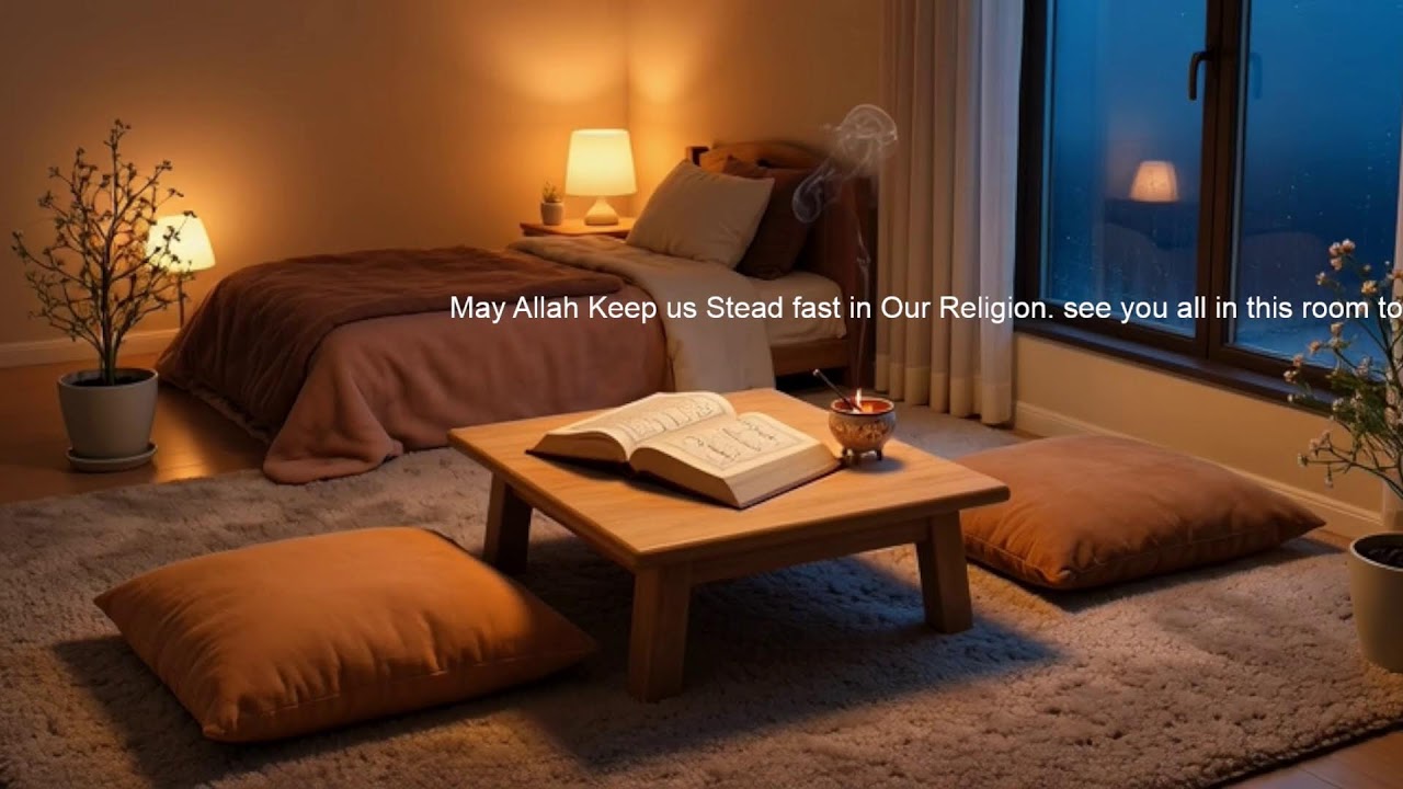LIVE -Quiet Ramadan Reflection Room 🌙 3HR ASMR | Focus, Vent, Remember Allah | No Music