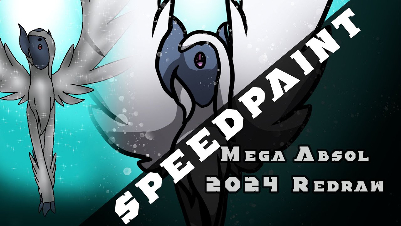 Mega Absol 2024 Redraw | Pokemon Speedpaint