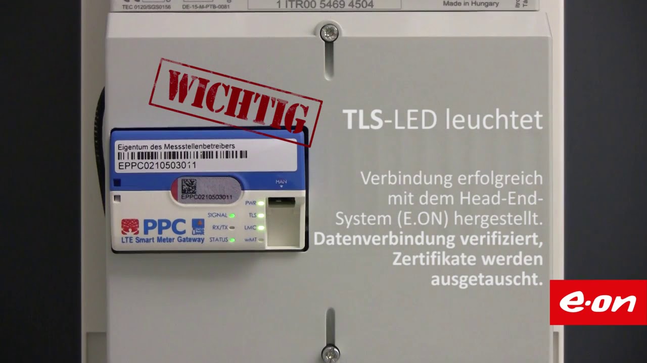 Inbetriebnahme eines Smart Meter Gateways von PPC in LTE-Technik