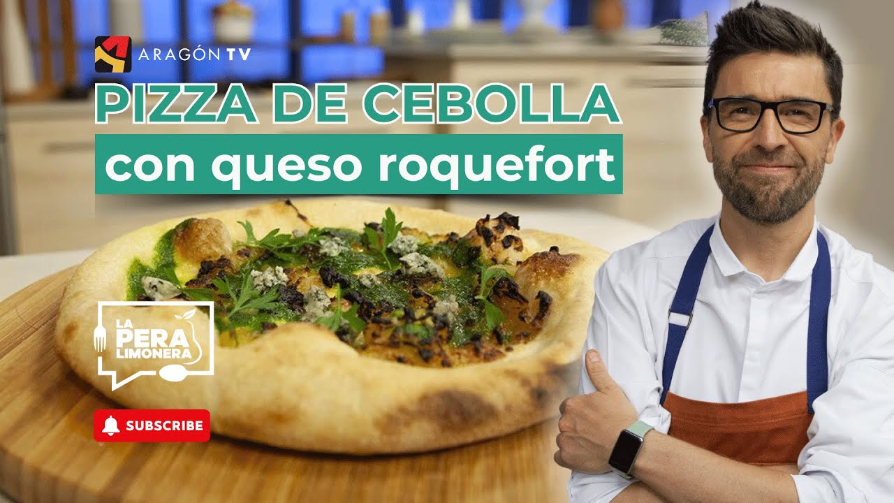 🍕🧀 Pizza de Cebolla Dorada y Roquefort: Un Festín de Sabores Sofisticados 🌟😋