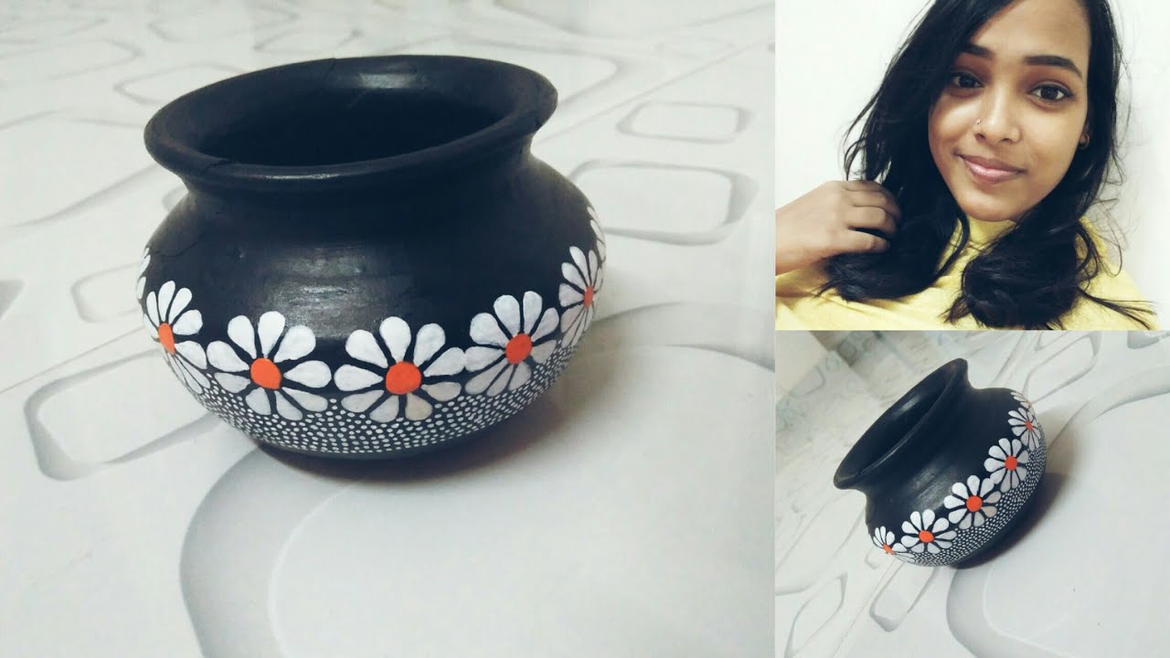 Pot painting ideas//Mandala pot painting ideas in 2020..