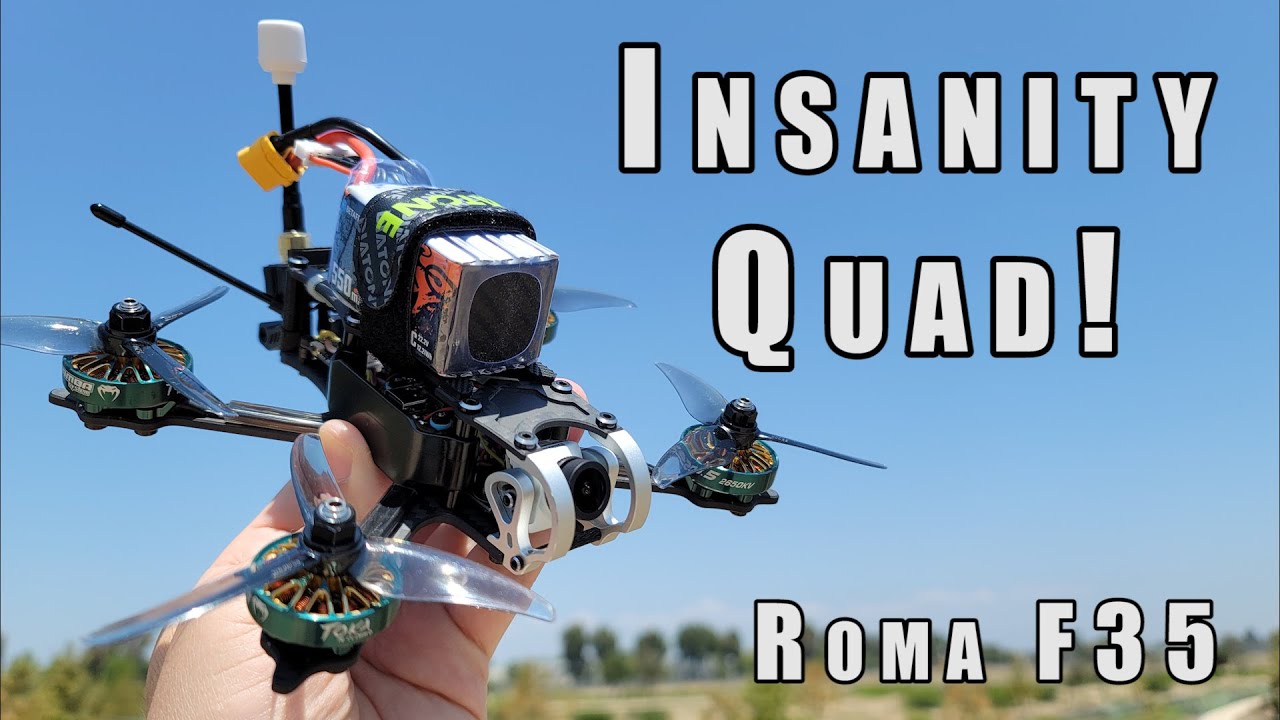 INSANITY QUAD 😱 // Diatone Roma F35 (Can YOU Handle IT???)