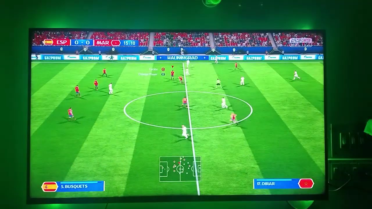 FIFA 18 | Half time match| Spain vs Morocco 