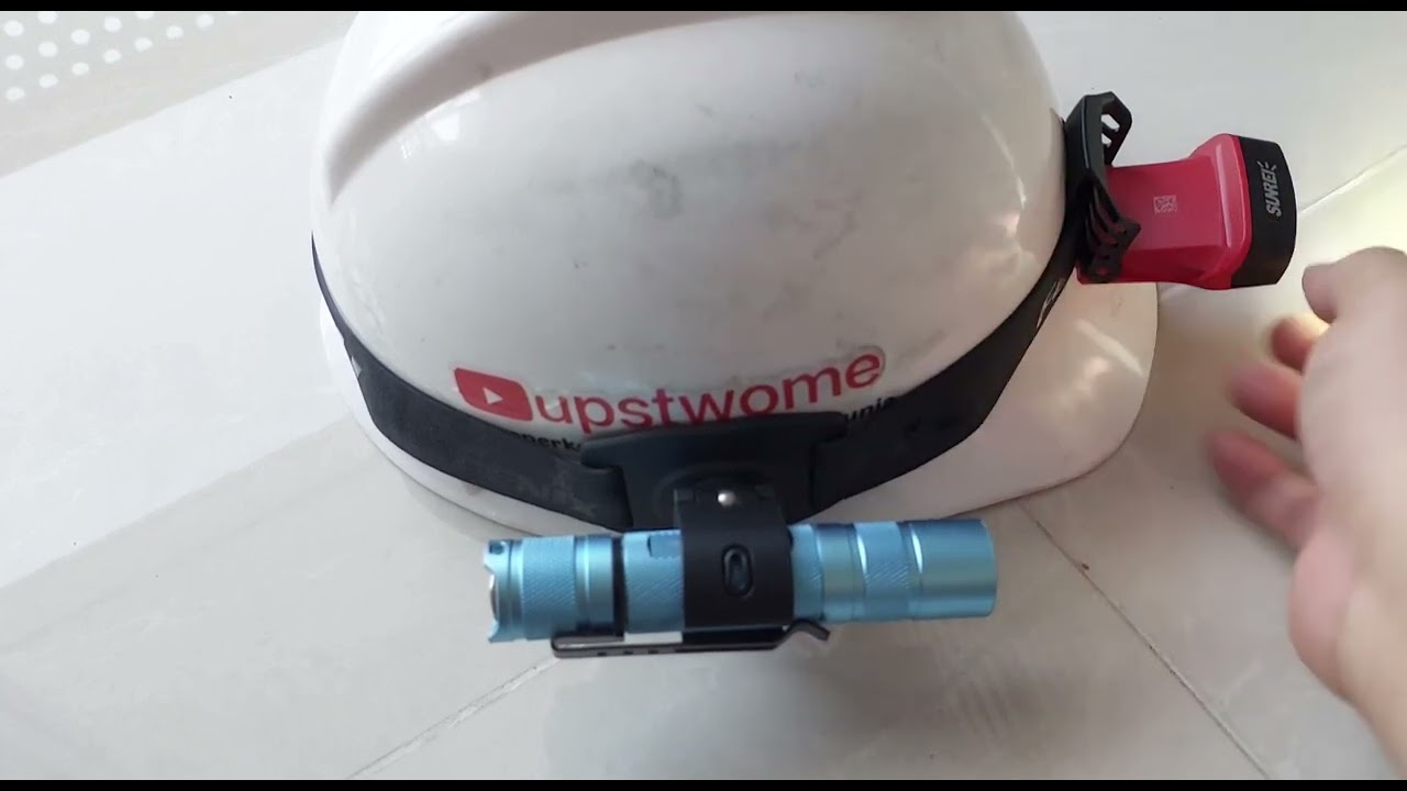 UNIVERSAL HELMET FLASHLIGHT HOLDER FENIX ADL-05‼️HOLDER SENTER UNIVERSAL UNTUK HELM SAFETY‼️