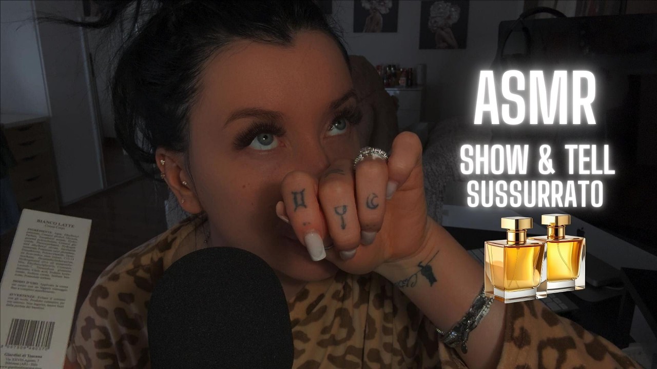 ASMR Chiudi gli occhi… ti faccio scoprire i miei nuovi profumi di nicchia | whispering |