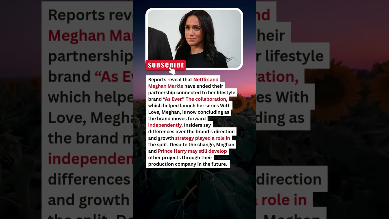 BREAKING: Why Netflix and Meghan Markle Really Split &mdash; Shocking Details Revealed Today