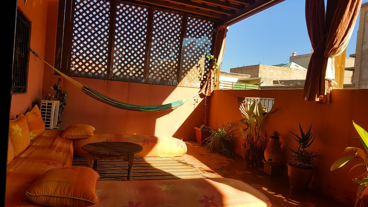 جولة في شرفة (terrasse) المنزل / مشاركة أفكار وديكور ومحاربة الملل #طيراس المنزل