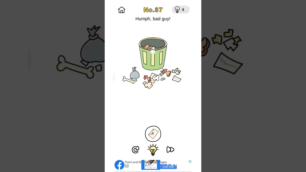 Brain Out | Level No. 37 | Crazy Find | Humph, bad guy ! | Solution Short #brainout #gameplay #level