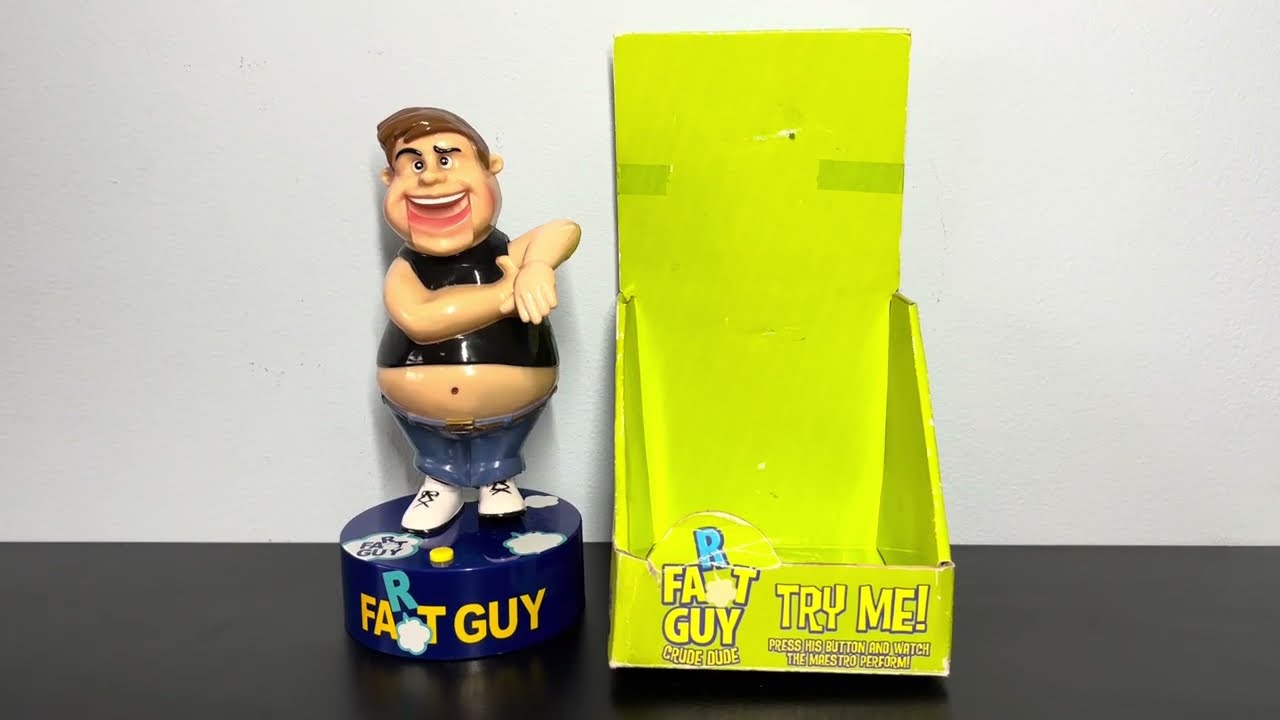 Gemmy Animated Fart Guy Talking “Crude Dude” Novelty Figure