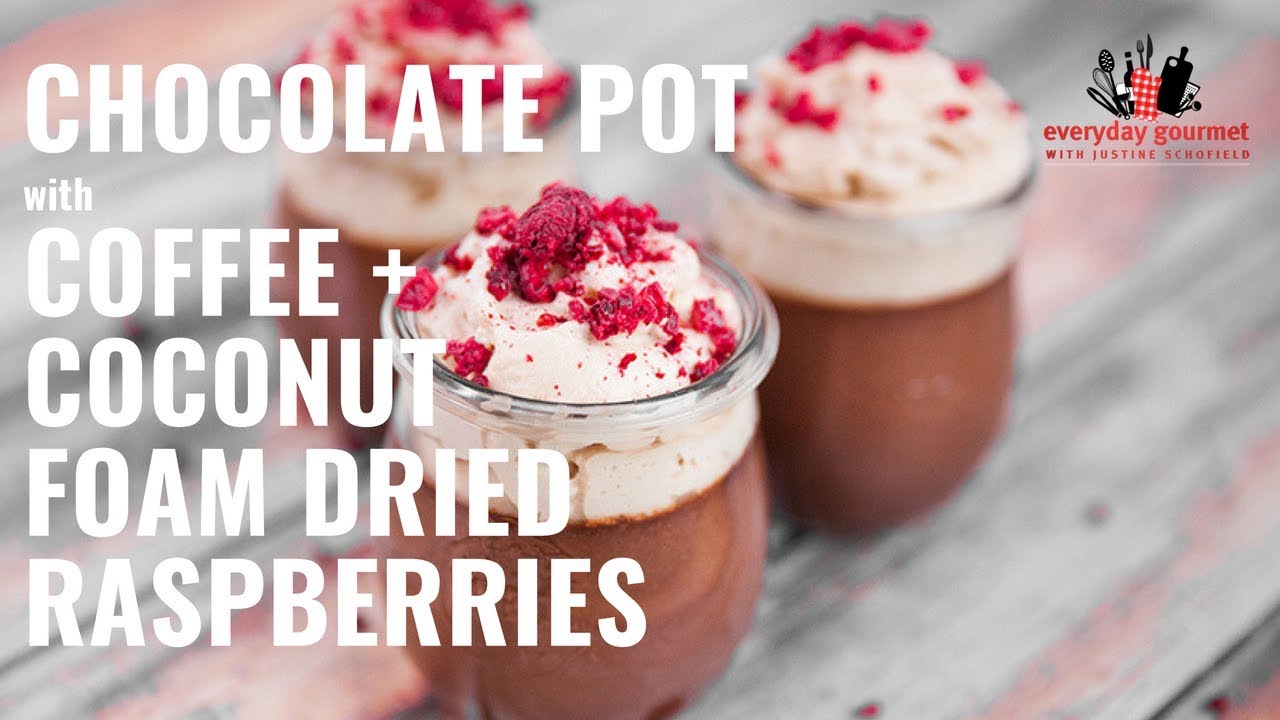 Chocolate Pot with Coffee And Coconut Foam | Everyday Gourmet EG8 Ep60