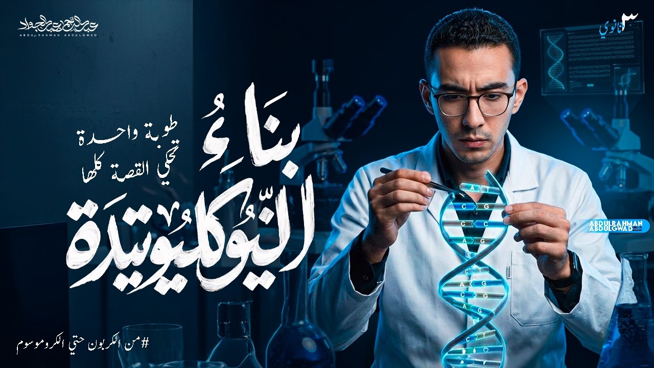 رحلة ال DNA ومكانة (المحاضرة الثانية )  النيوكليوتيدة وحدة بناء الحمض النووي (تركيبها - أنواعها )