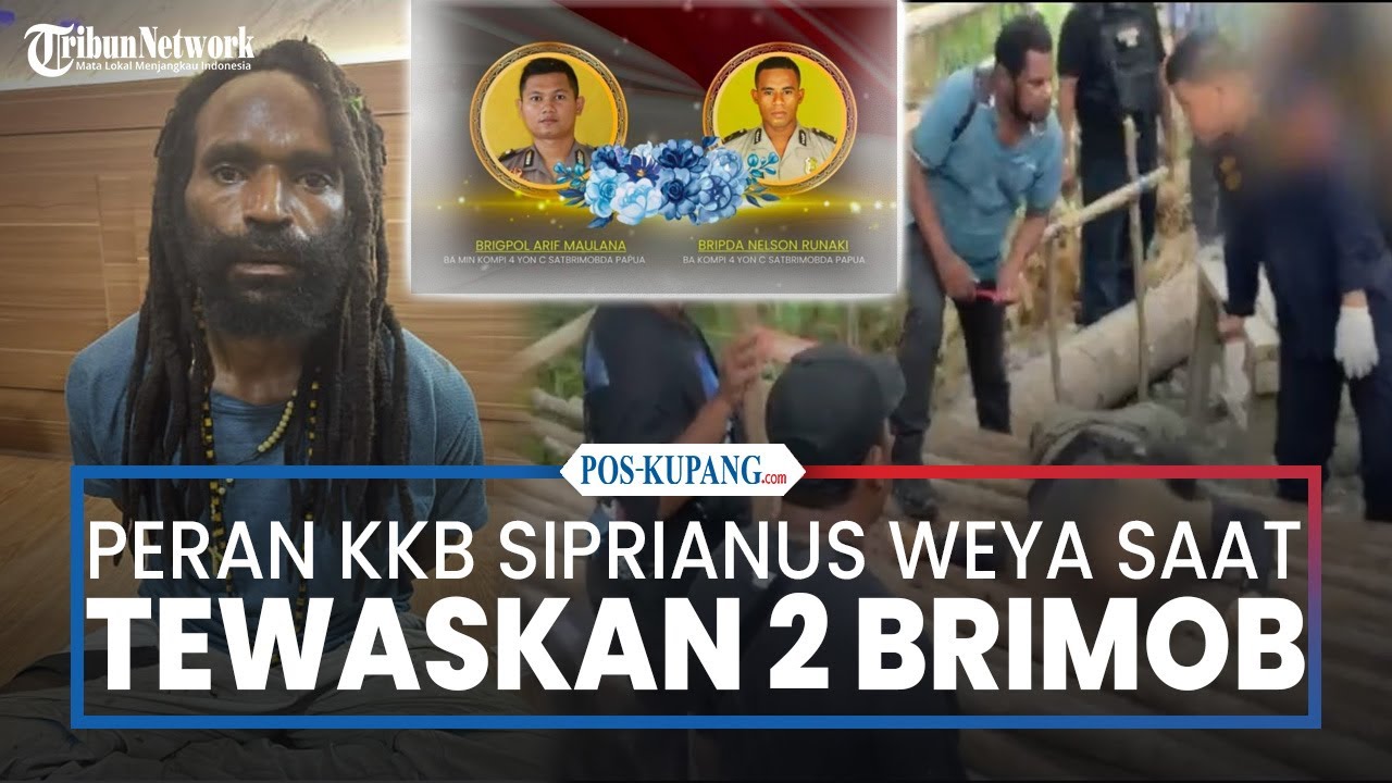 Peran Anggota KKB Siprianus Weya Saat Pembunuhan 2 Brimob di Nabire