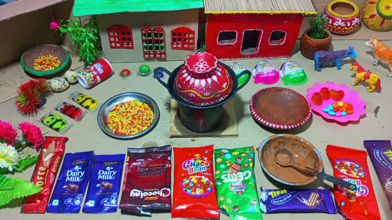 Miniature Dairymilk chocolate cake 🍫🍫 | Chocolate Cake | Minicake | Miniatures Cooking | Pancake |